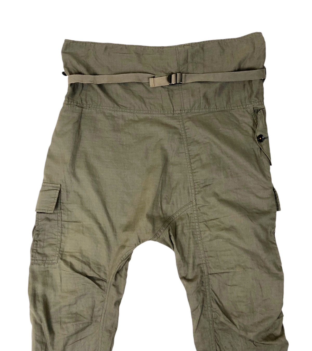 Japanese Brand Japan Brand JPEGG Wrap Ups Waist Crop Cargo Pants Size US 35 - 3 Thumbnail