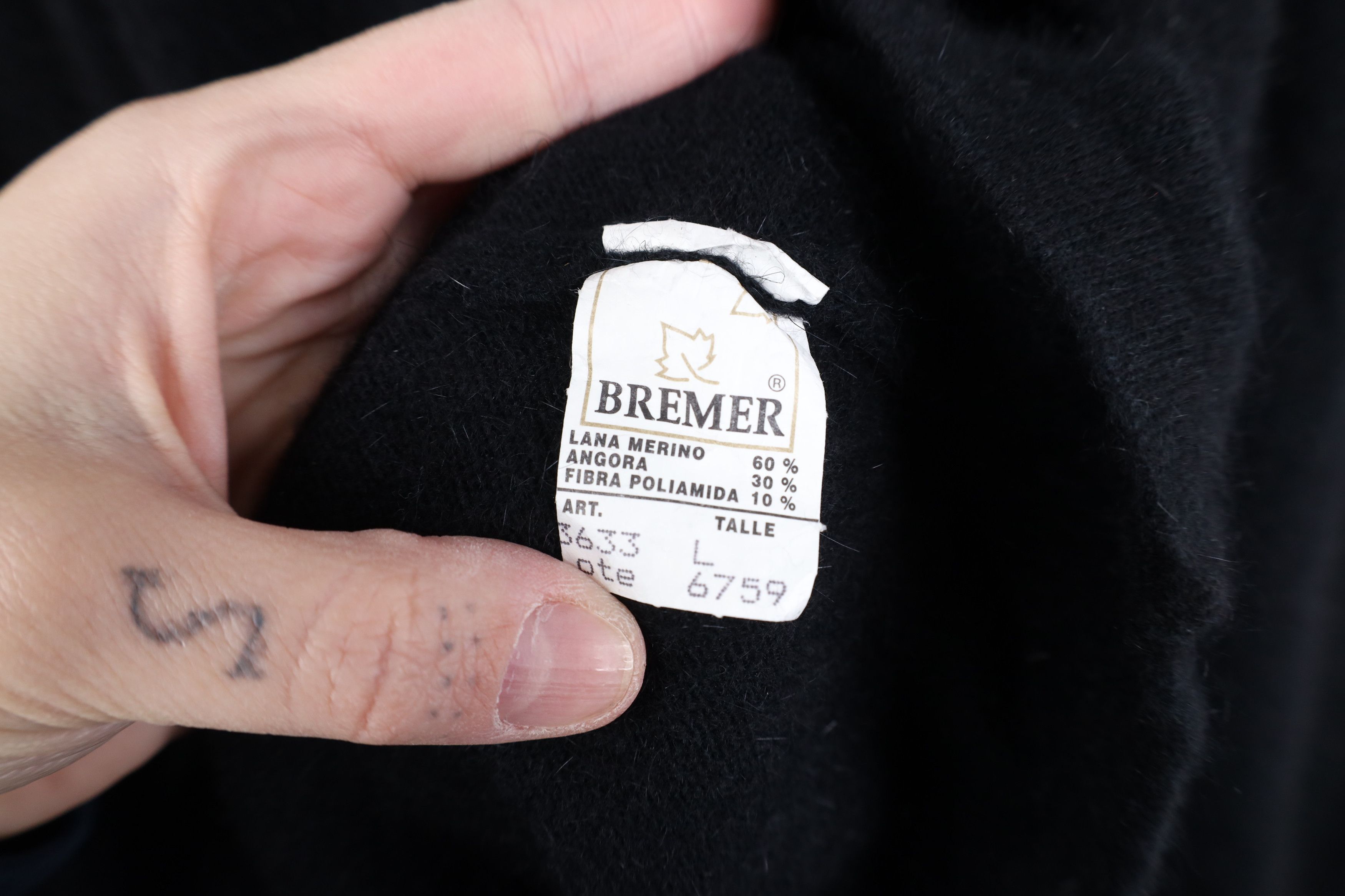 Vintage Deadstock Vintage 90s Streetwear Merino Wool Angora Sweater Size L / US 10 / IT 46 - 10 Thumbnail