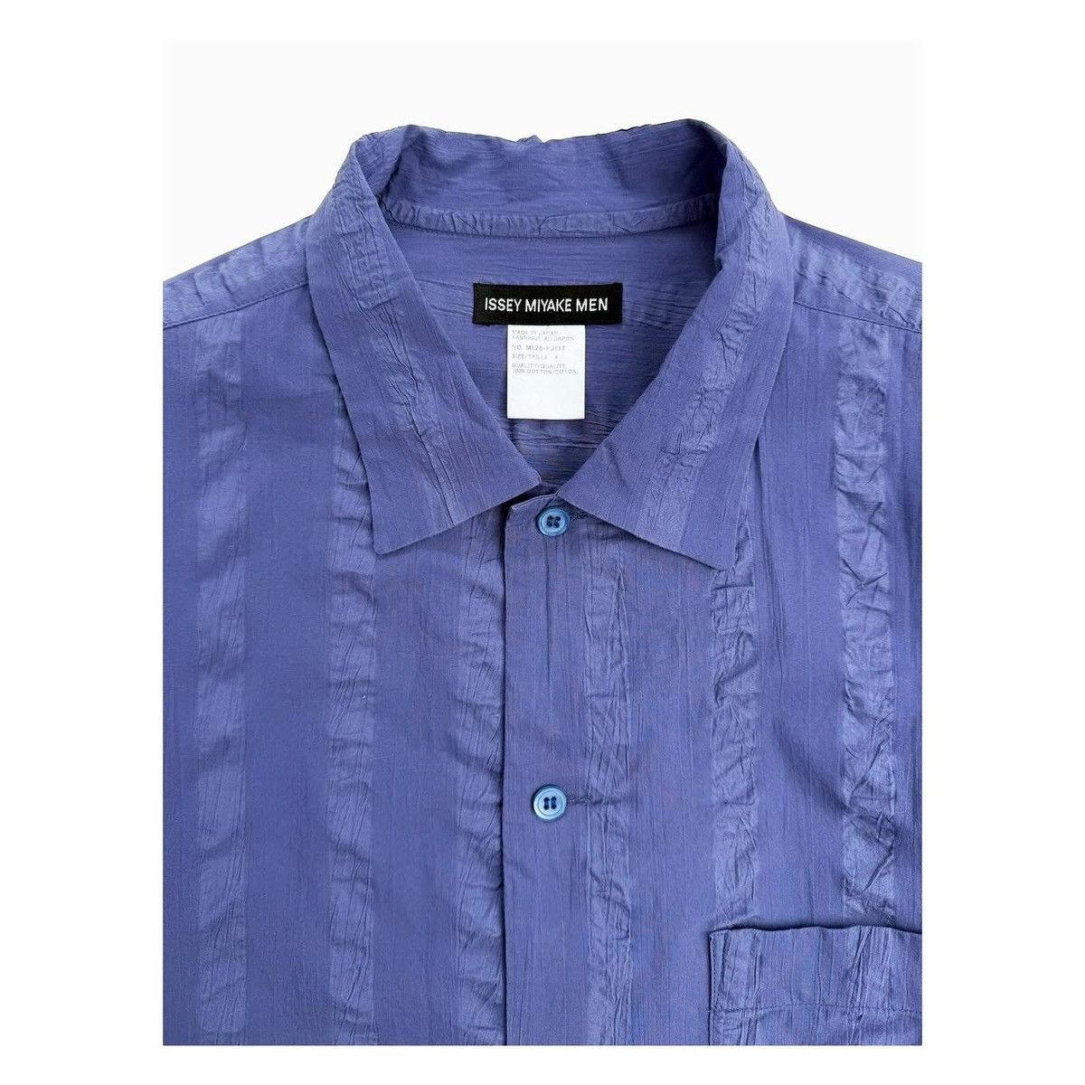 Issey Miyake × Pleats Please Issey Miyake Issey miyake men pleats shirt size4 Size US L / EU 52-54 / 3 - 2 Thumbnail