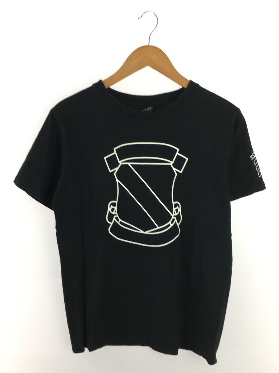 Short Sleeve T-Shirts Black Logo Printed Cotton