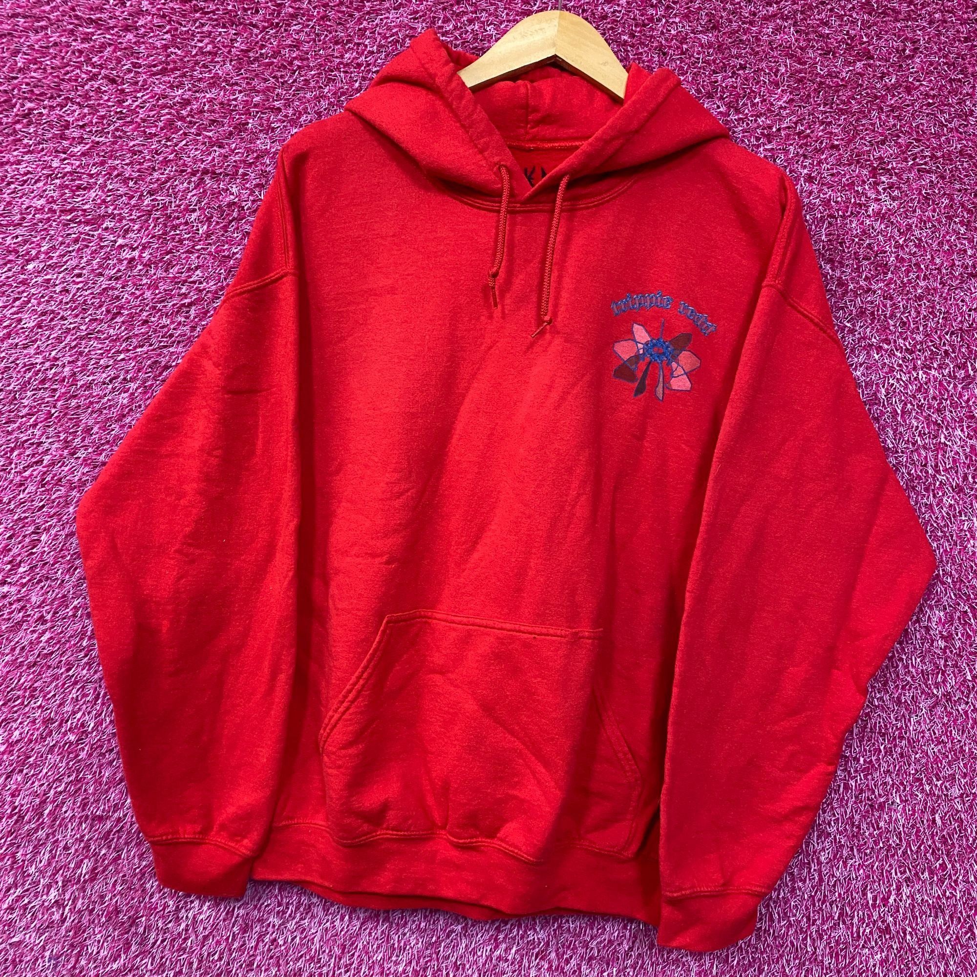 Trippie Redd Triple Red Geometric Embroidered Logo Hip Hop Hoodie Large Size US L / EU 52-54 / 3 - 3 Thumbnail