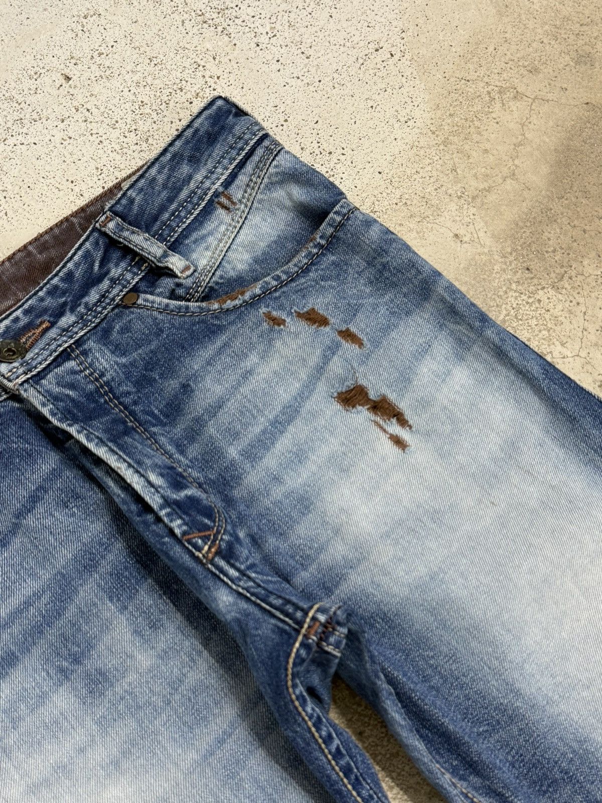 Diesel Distressed Diesel Industry IAKOP Slim Unisex Denim Pants Size US 30 / EU 46 - 8 Thumbnail