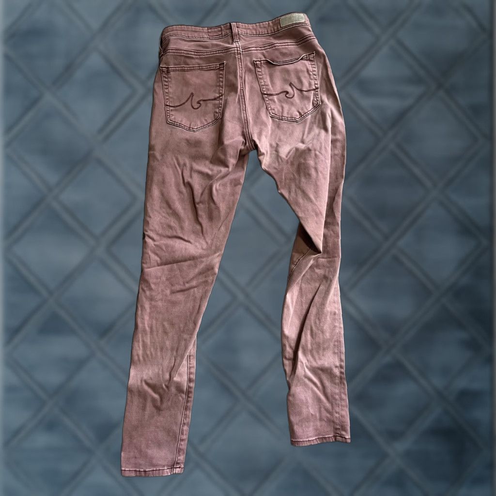 Denime AG Adriano Goldschmied The Abbey Skinny Jeans Women Size 26R Pink 26" Inseam Modern Size ONE SIZE - 1 Thumbnail