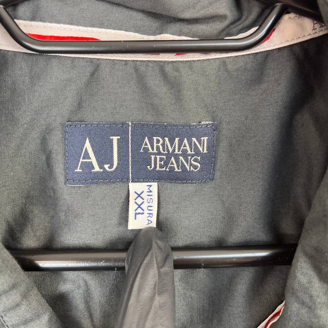 Armani Armani Jeans AJ Logo Pocket Shirt Grey Long Sleeve Size XXL Size US XXL / EU 58 / 5 - 3 Thumbnail
