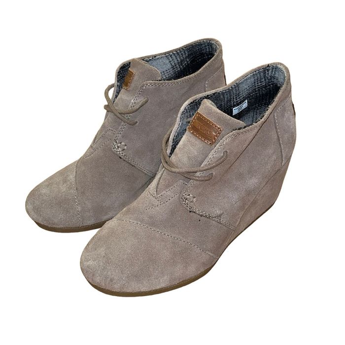 desert taupe suede women's kala booties