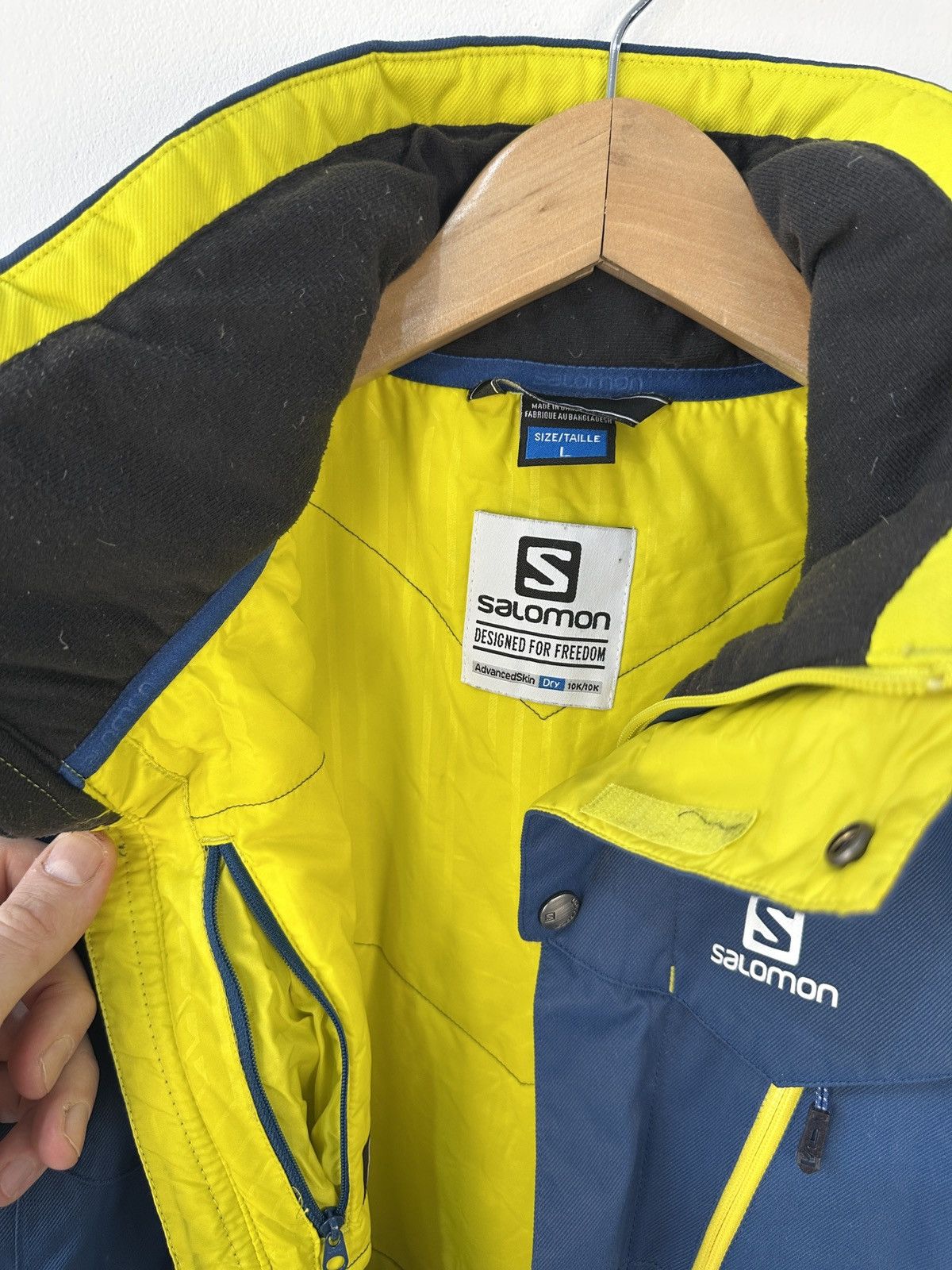 Salomon Salomon Ski Jacket L 10K/10K AdvancedSkin Dry Waterproof Size US L / EU 52-54 / 3 - 10 Thumbnail