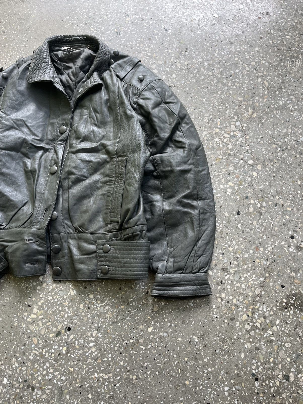 Other Vintage Avant Garde Y2K Guidi Style Leather Jacket Size US M / EU 48-50 / 2 - 2 Thumbnail