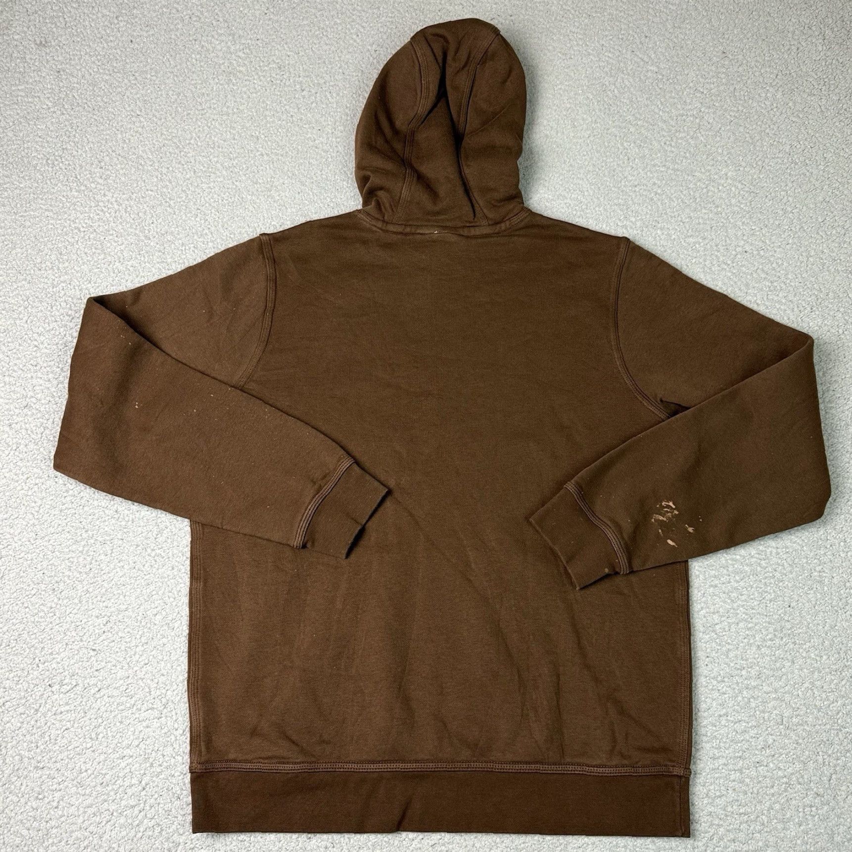 Nike VINTAGE Nike Sweatshirt Mens Large Brown Sportswear Hoodie Pullover Swoosh Distressed L Size US L / EU 52-54 / 3 - 5 Thumbnail