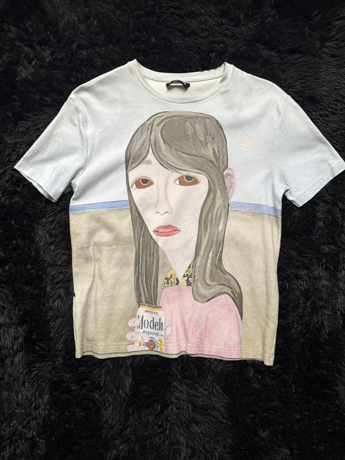 ブ*ー様 rare 13ss RAF SIMONS Brian  t Raf Simons SS13 Brian Calvin Coors Tee | Grailed