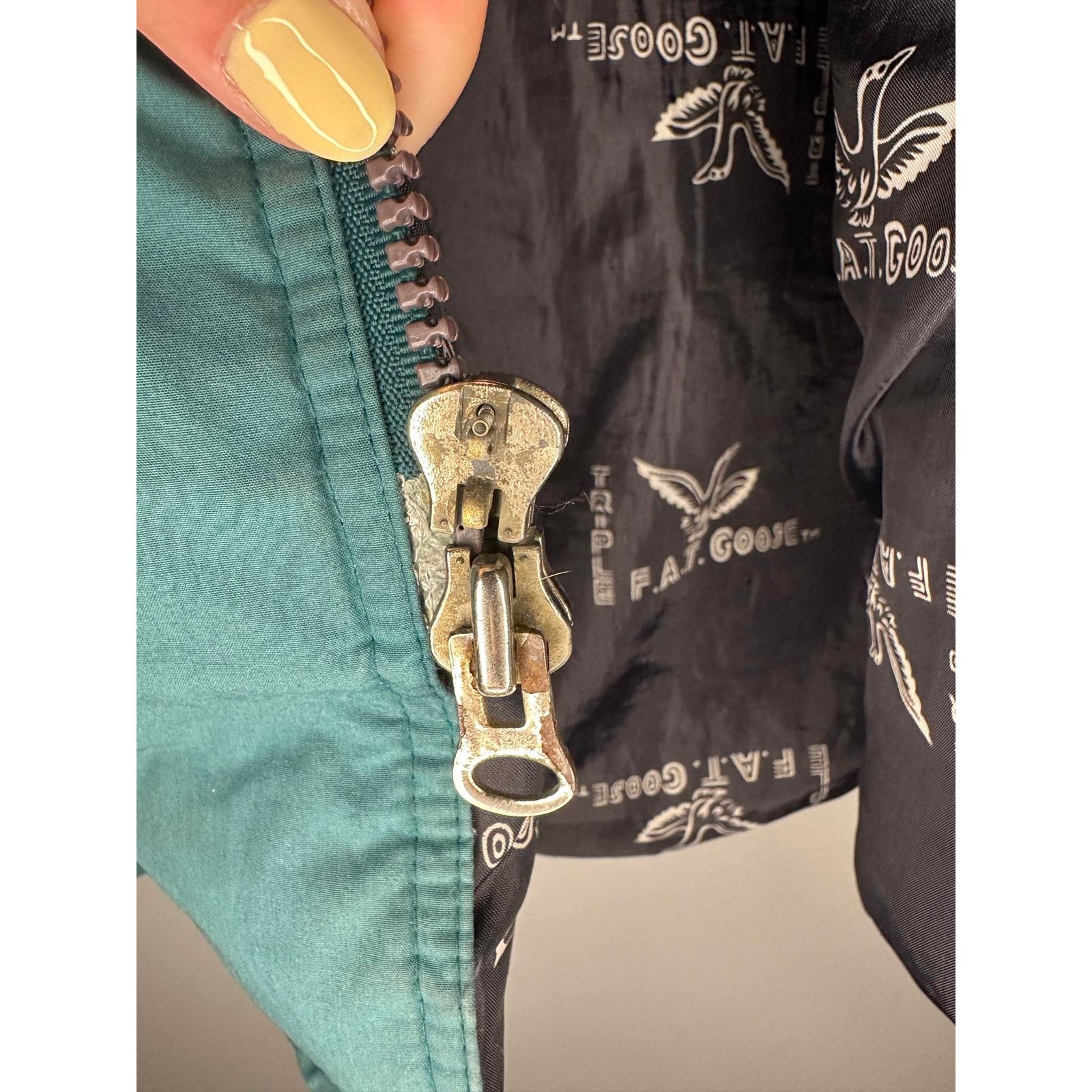 Triple F.A.T. Goose Triple F.A.T Goose Long Down Hooded Parka Jacket Teal Mens M Size US S / EU 44-46 / 1 - 7 Thumbnail