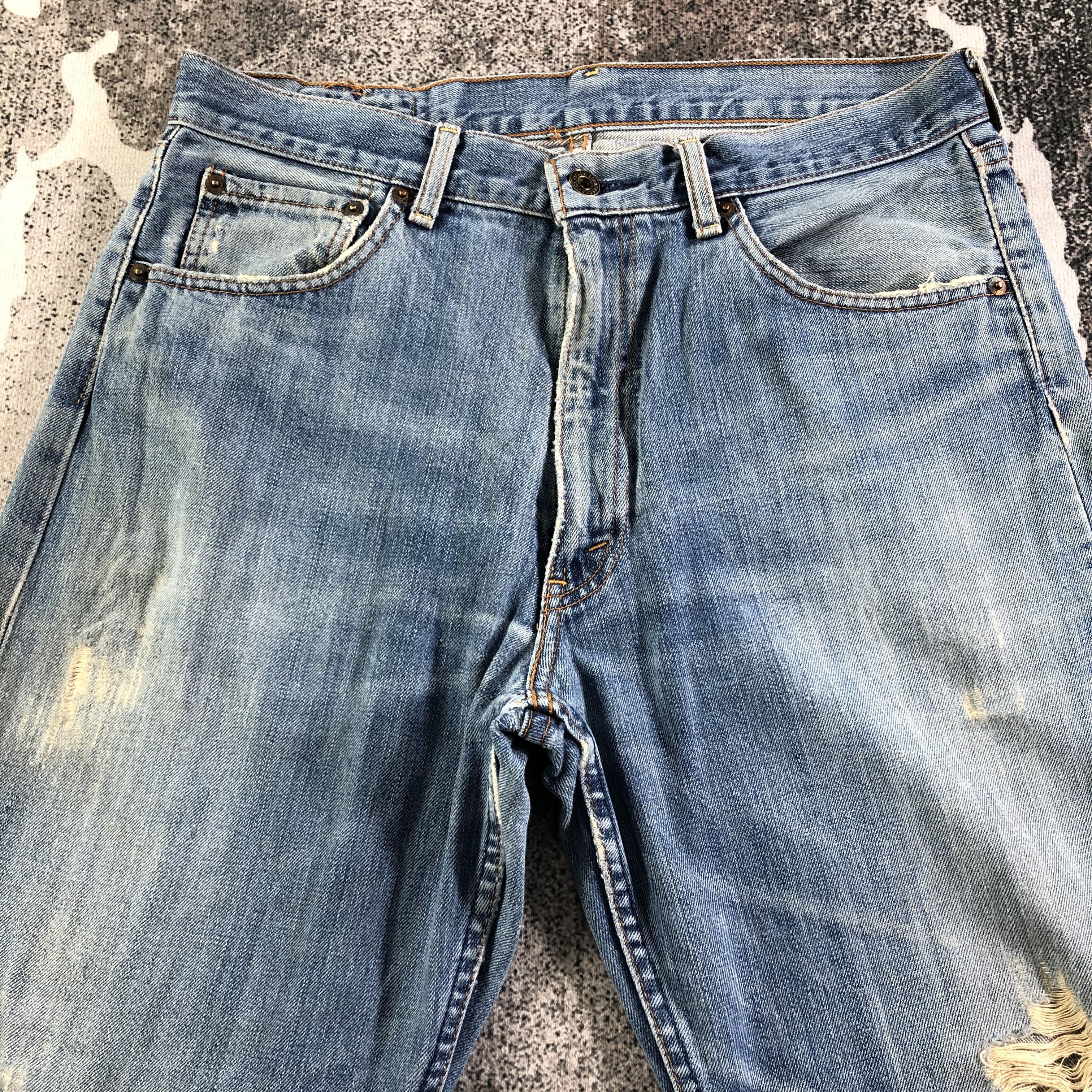 Levi's Vintage 90s Levis 503 Jeans Medium Wash Denim Size US 33 - 3 Thumbnail