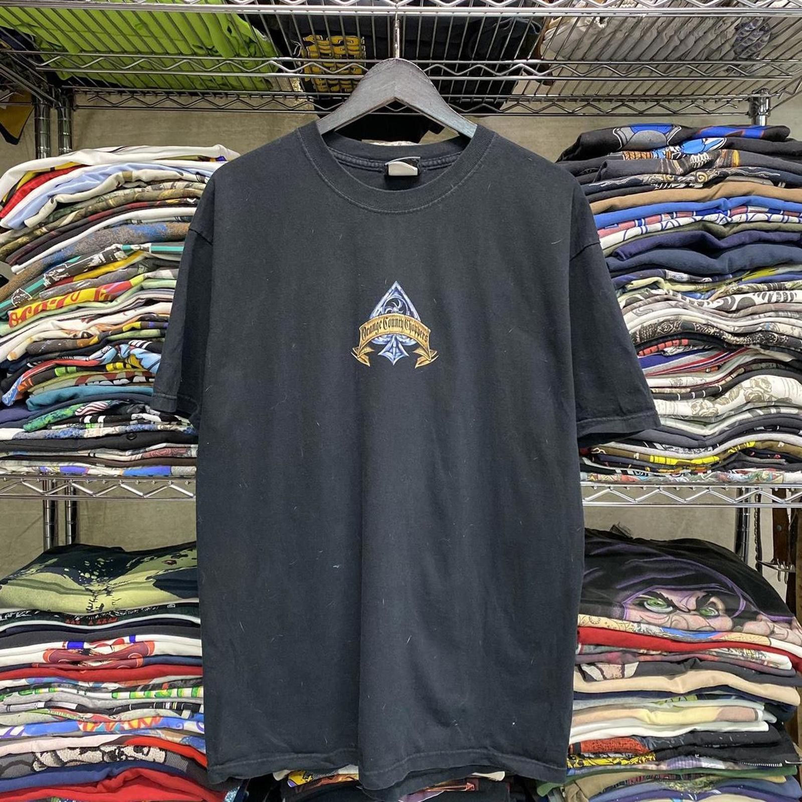 Other y2k orange county chopper chrome spade graphic biker tee Size US XL / EU 56 / 4 - 4 Thumbnail