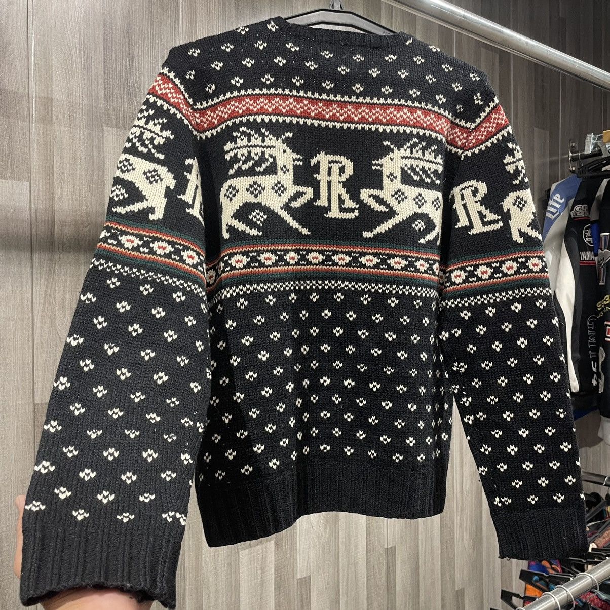 Ralph Lauren Vintage Polo Ralph Lauren Reindeer Fair Isle Sweater Size US XL / EU 56 / 4 - 11 Thumbnail