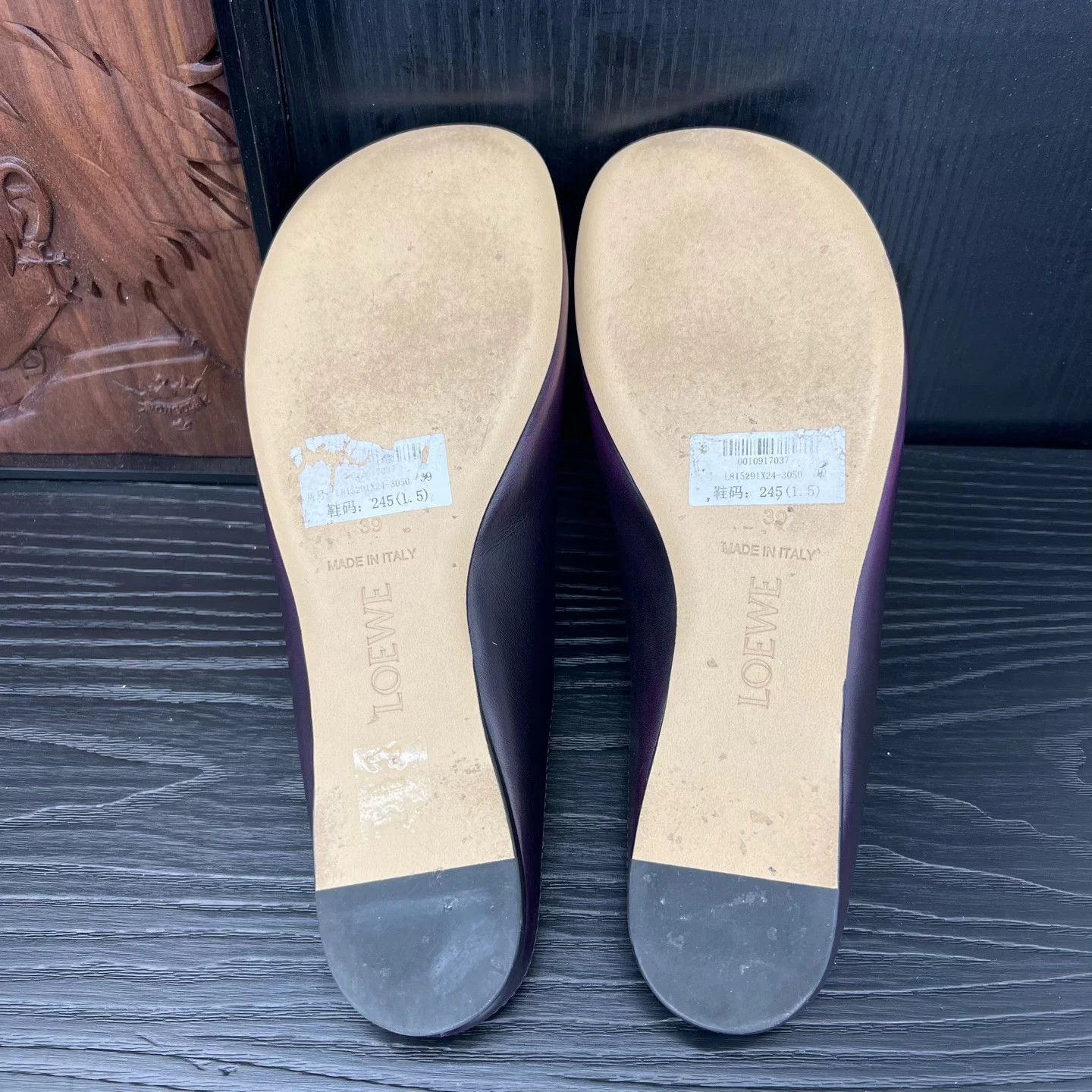 Loewe LOEWE Purple Mules 39 Boxed Like New Size US 8.5 / IT 38.5 - 8 Thumbnail