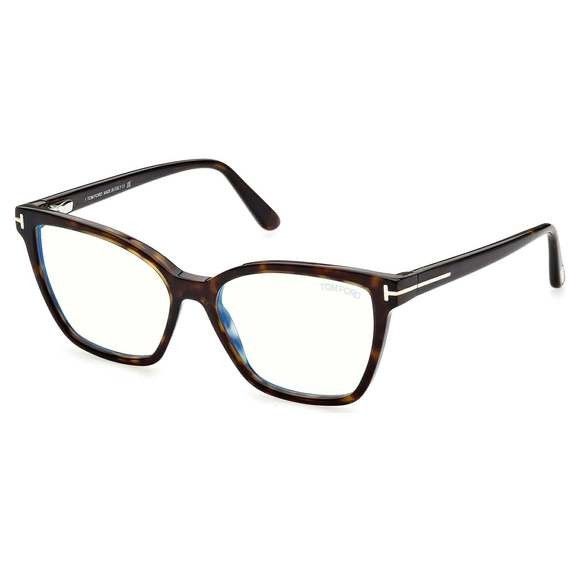 image of NWT Tom Ford Ft5812-B-052-53 53Mm Glasses in Brown, Men's