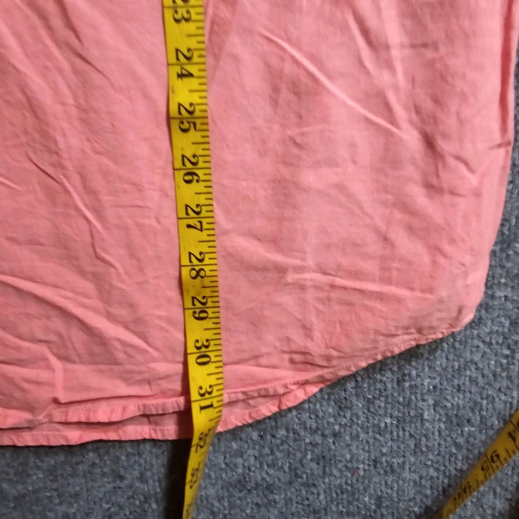 J.Crew J.CREW Blouse Shirt Colorblock Pink Long Sleeve 1/4 Button Fall Womens L Tunic Casual Career Tunic Size L / US 10 / IT 46 - 7 Thumbnail