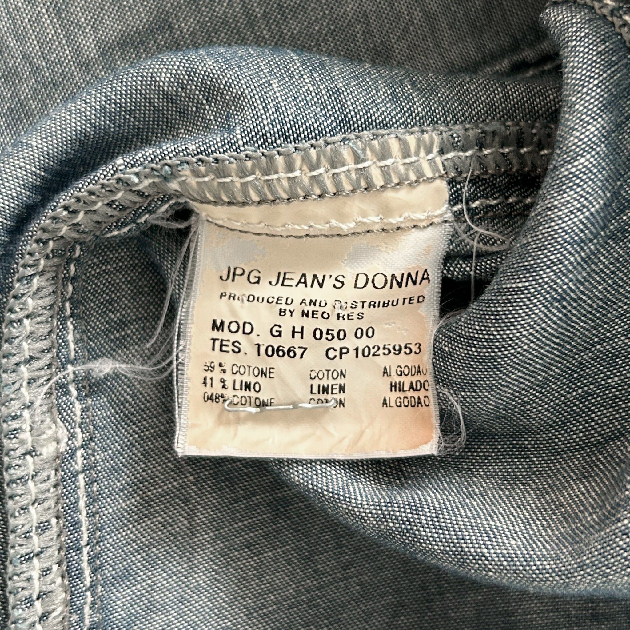 Jean Paul Gaultier Jean Paul Gaultier 2000's Open Chest Denim Jacket Size US S / EU 44-46 / 1 - 7 Thumbnail