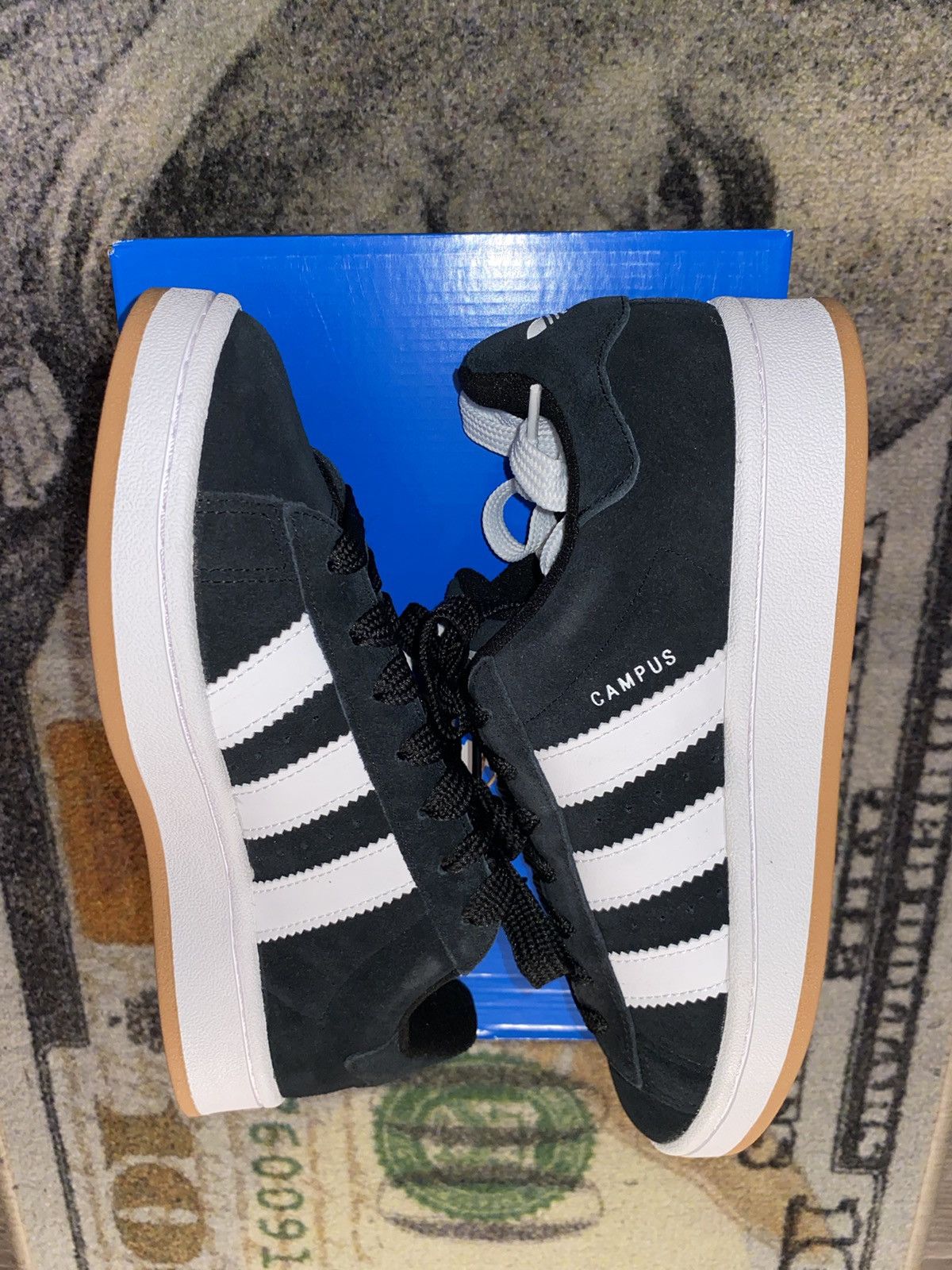 adidas-adidas-campus-00s-black-white-gum-big-kids-6-5y-grailed