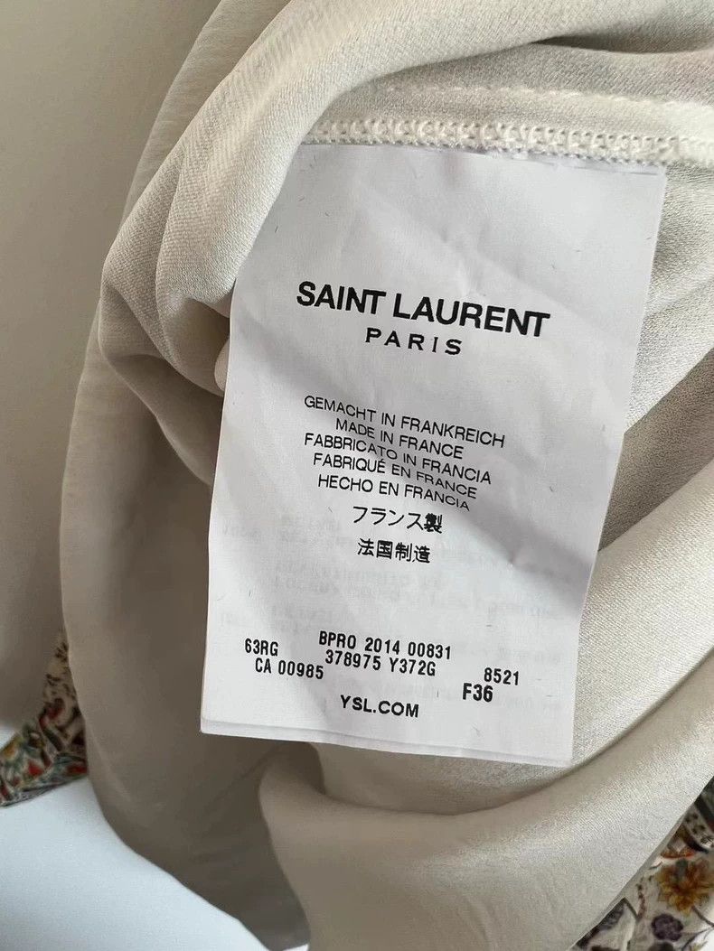 Saint Laurent Paris saint Laurent parisSmall floral boho style strappy dress 2 Size XS / US 0-2 / IT 36-38 - 5 Thumbnail