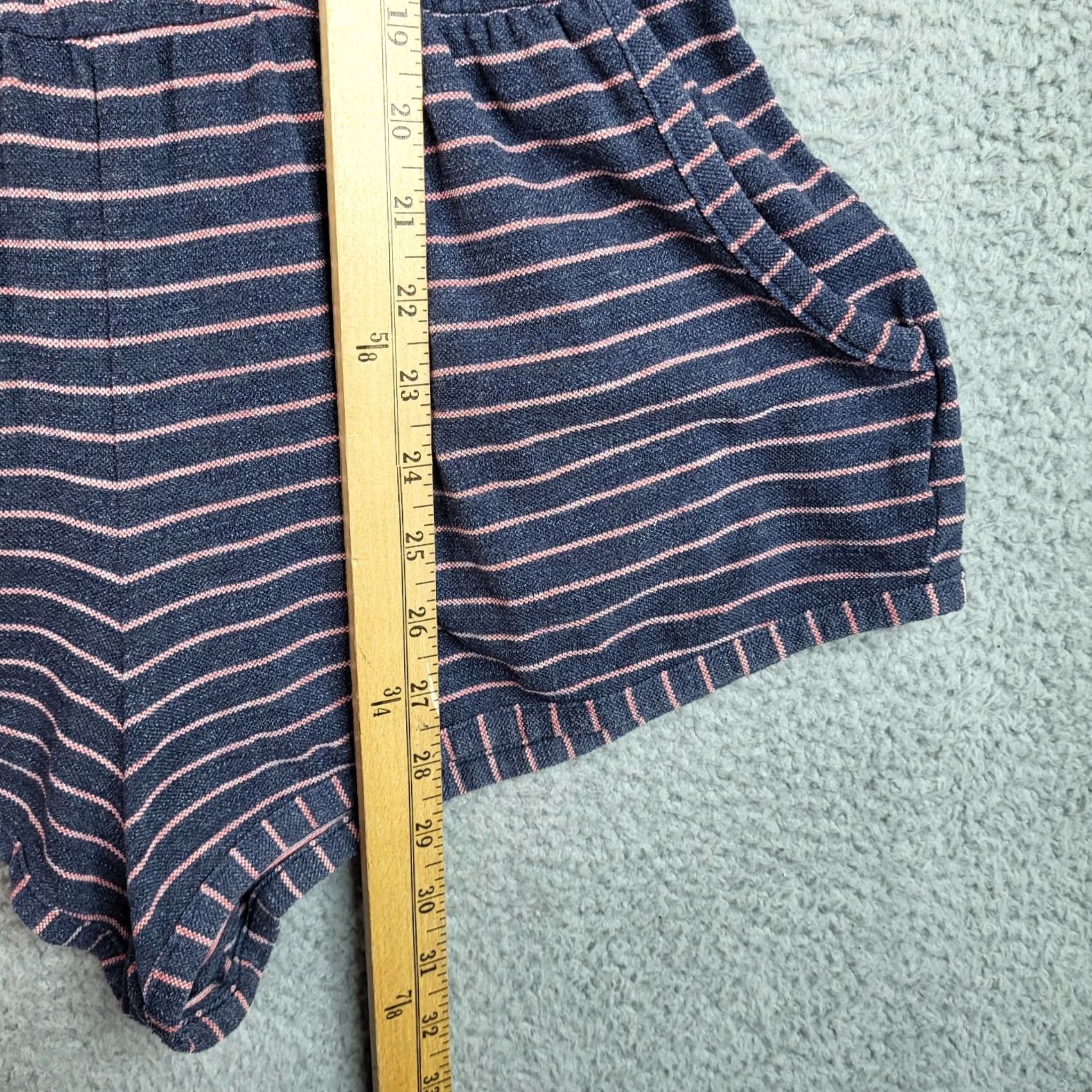 Vintage Cooperative Women’s Blue orange stripes cap sleeve Jumper Size M Size M / US 6-8 / IT 42-44 - 5 Thumbnail
