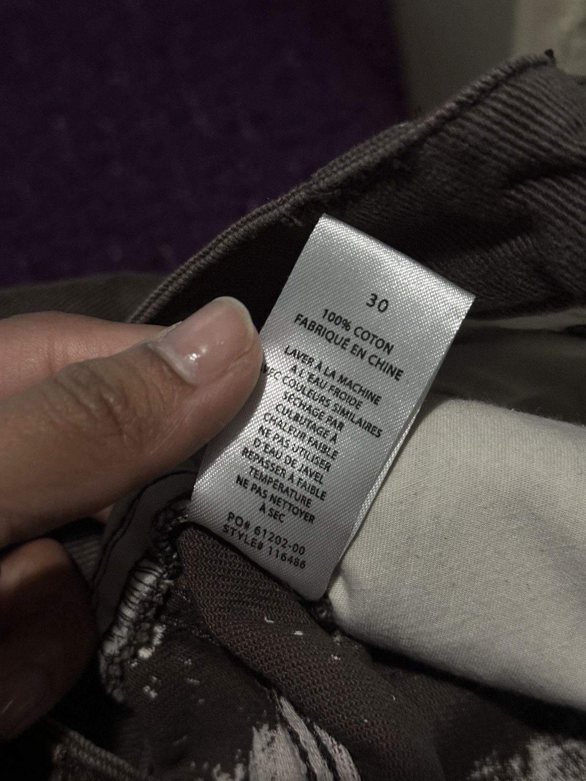 Stussy Stussy Washed Brown Workwear Pants Size US 30 / EU 46 - 7 Thumbnail