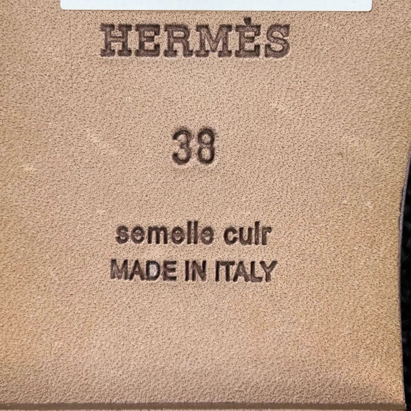 Hermes Hermes Gold H Slippers Size 38 Size US 7.5 / IT 37.5 - 7 Thumbnail