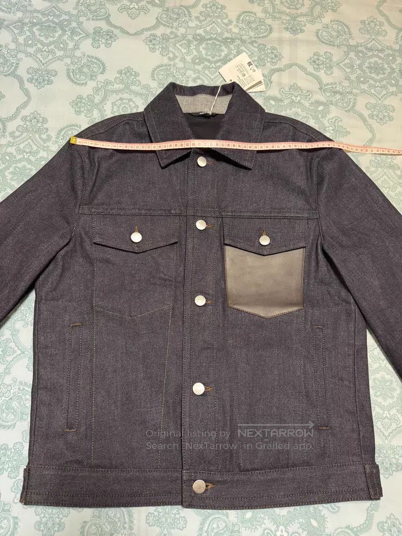 Hermes Hermes Denim jacket, leather patch denim jacket Size US S / EU 44-46 / 1 - 3 Thumbnail