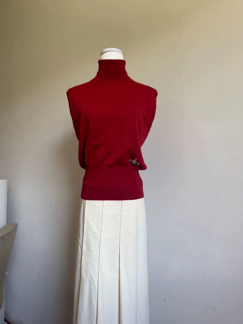 Vivienne Westwood Vivienne Westwood Sleeveless knit turtleneck T-shirt Size S / US 4 / IT 40 - 3 Thumbnail