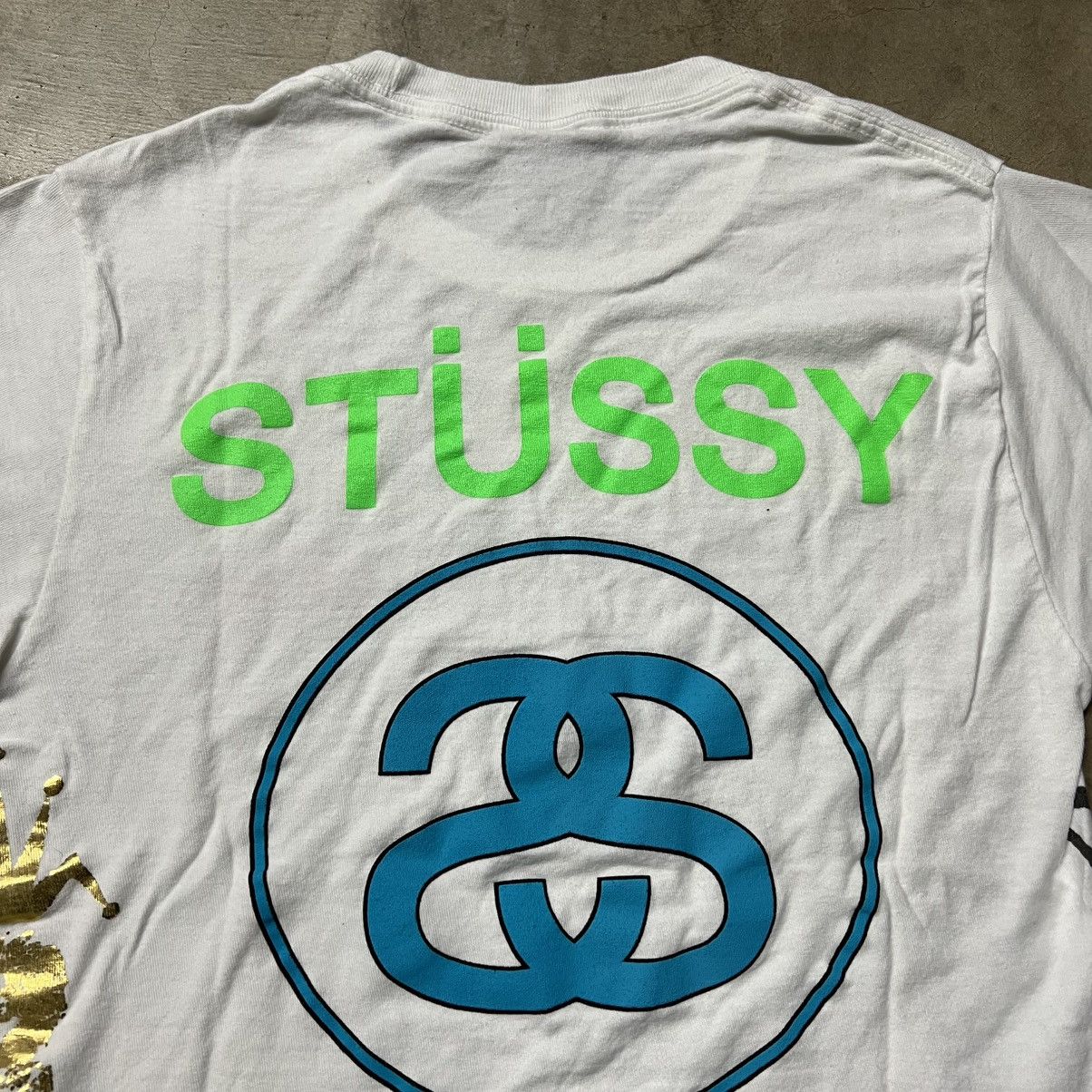 Hypebeast × Stussy Vintage 2000’s Stussy Logo Graphic T-Shirt Size US S / EU 44-46 / 1 - 6 Thumbnail