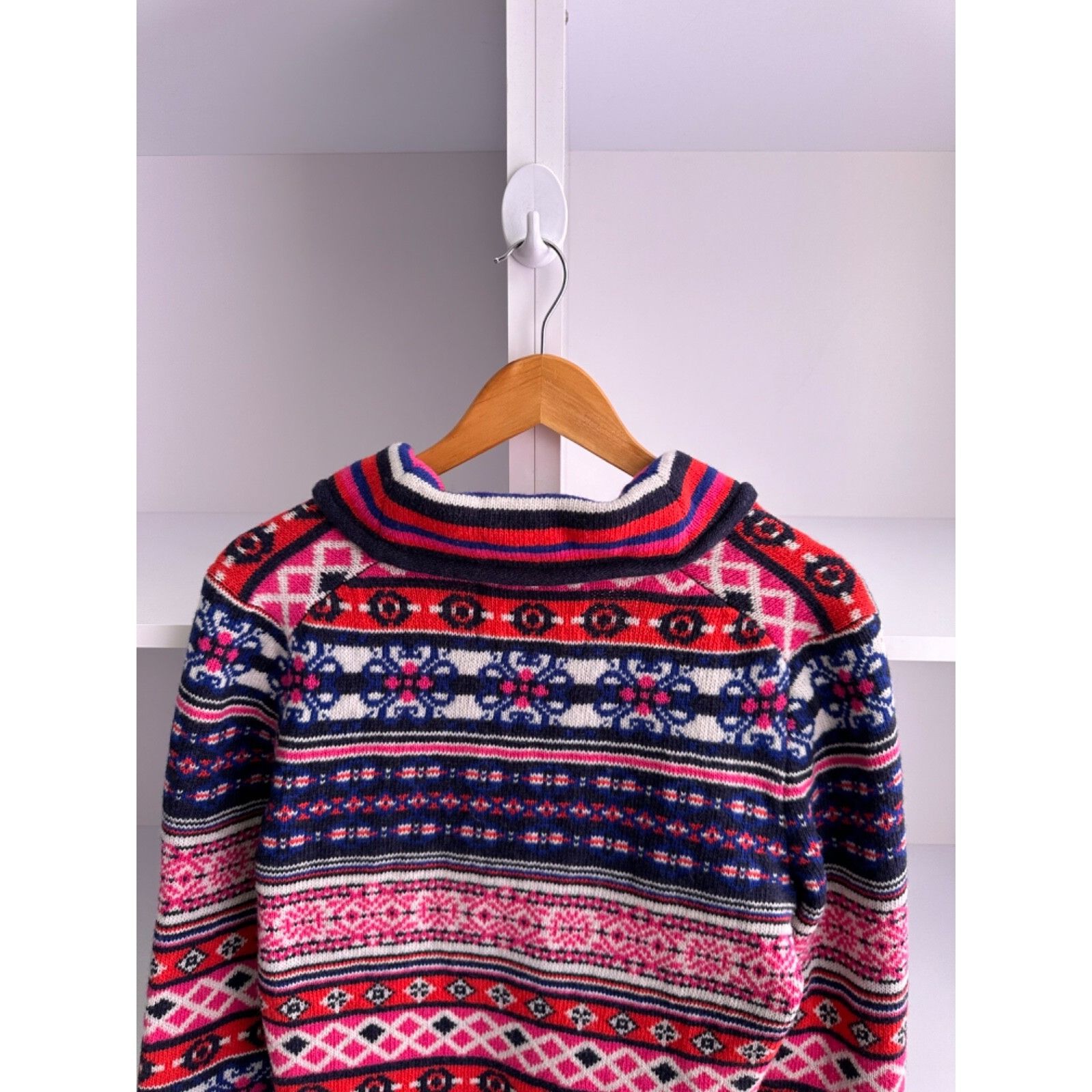 Bogner VTG Bogner Fire+Ice Woman Wool Multicolored Cardigan Sweater Size M / US 6-8 / IT 42-44 - 11 Thumbnail