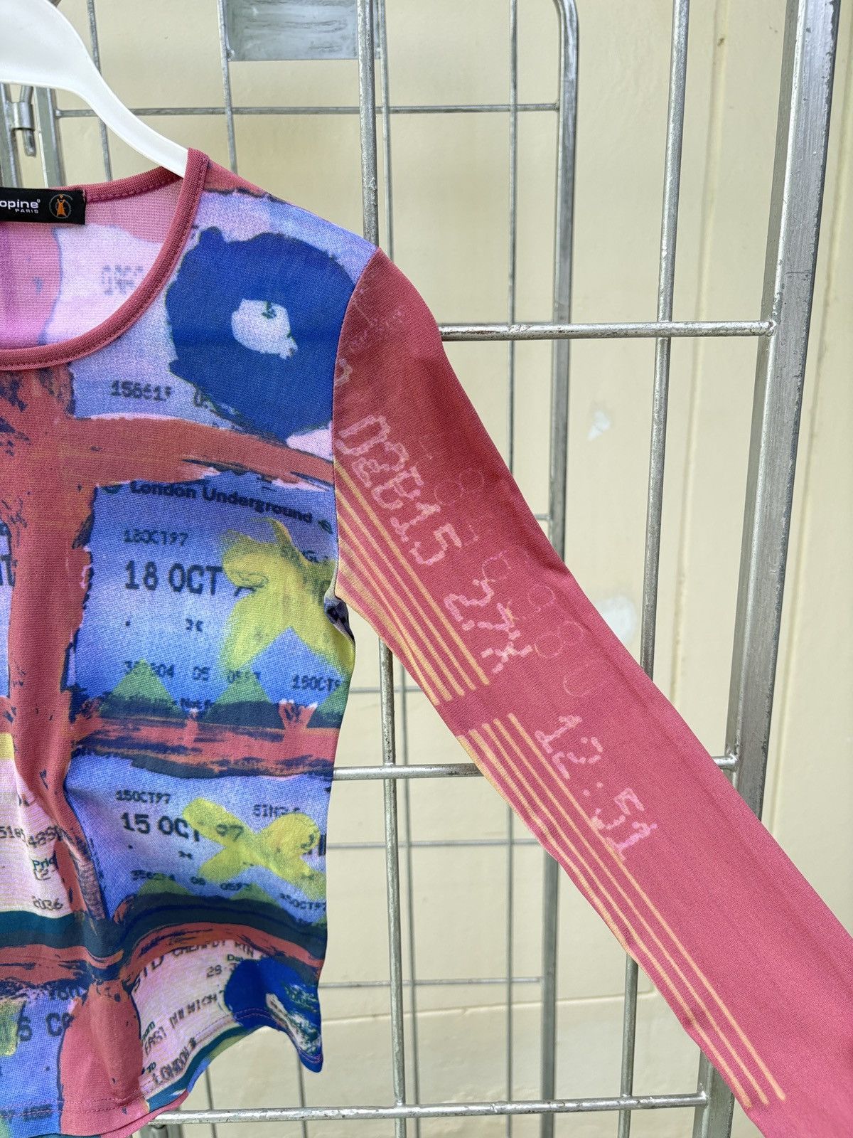 Cop Copine Cop Copine "Metro / London Underground" print mesh top Size M / US 6-8 / IT 42-44 - 6 Thumbnail