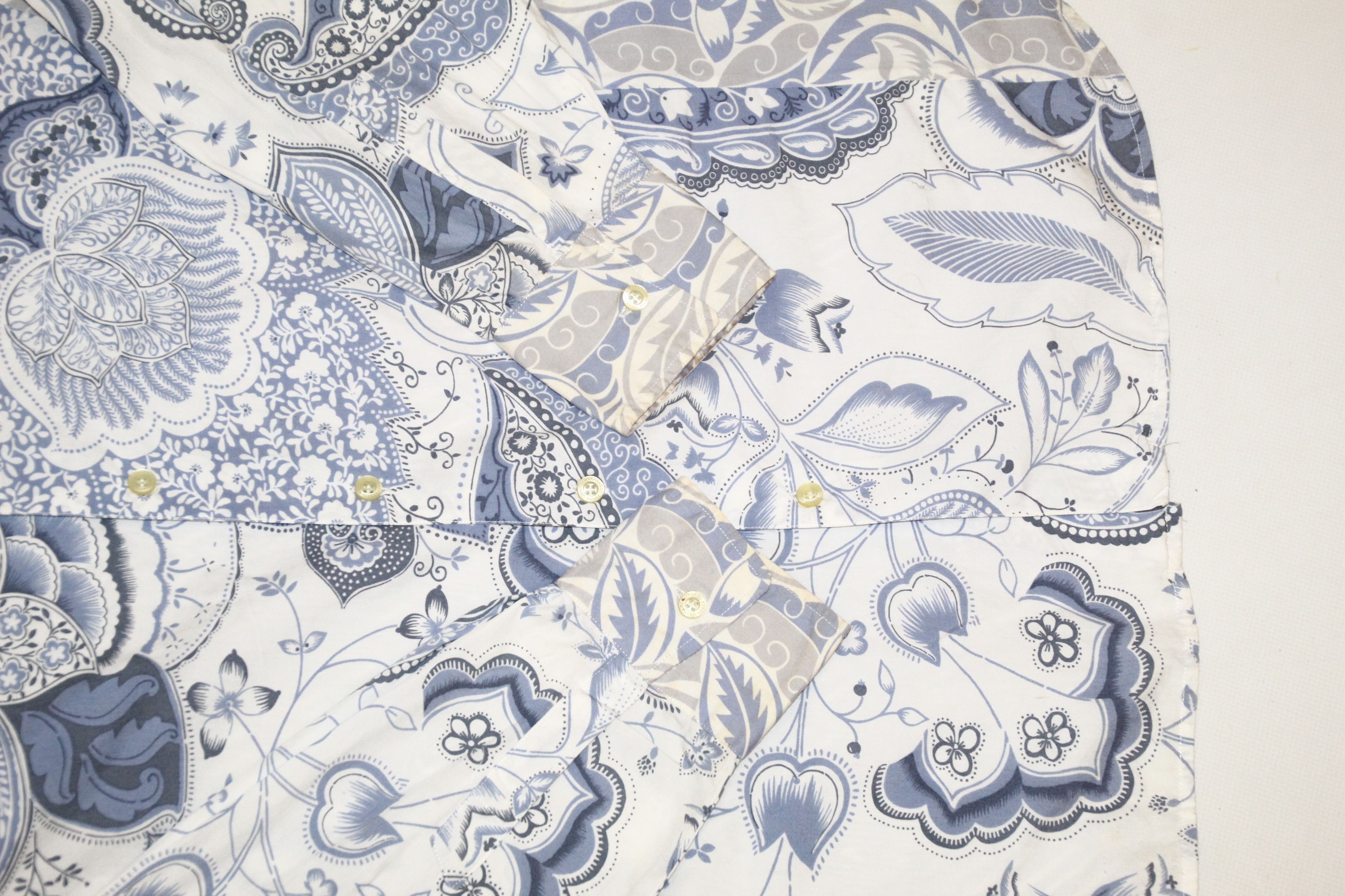 GF Ferre Gianfranco Ferre Jeans Baroque Floral Casual Shirt Size US XL / EU 56 / 4 - 9 Thumbnail