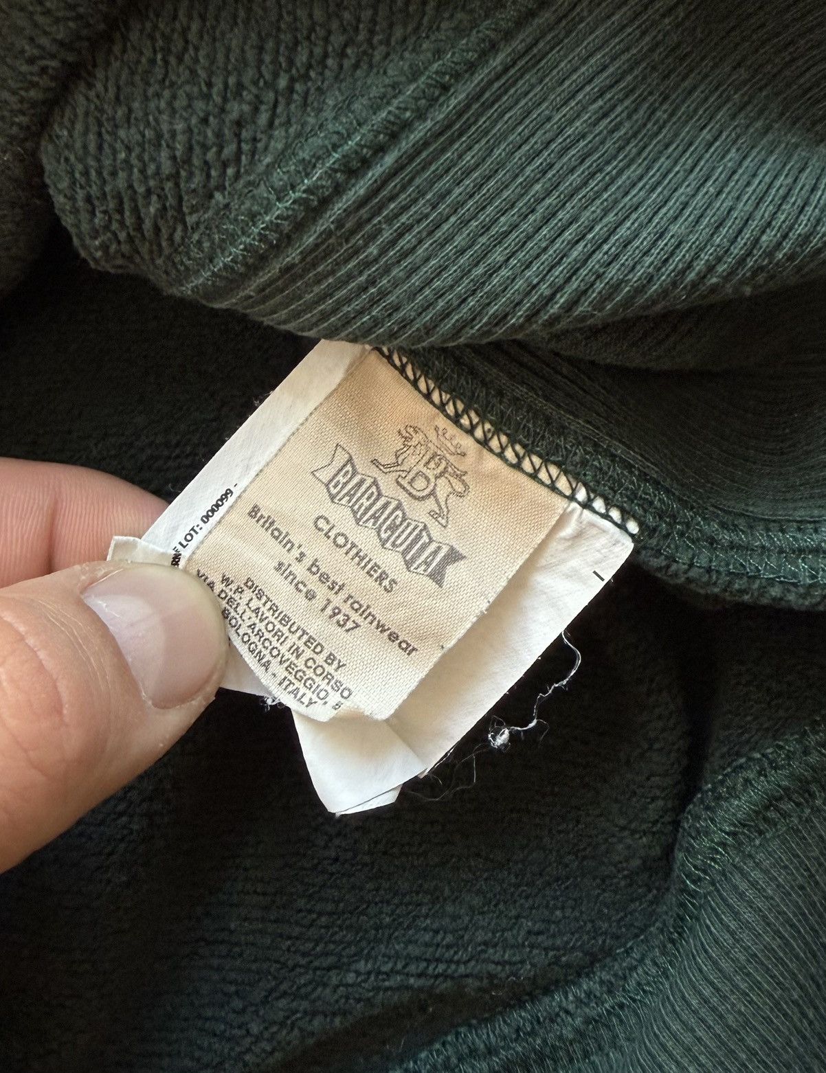 Baracuta Vintage Baracuta Green Sweatshirt Big Embroidered Logo Size US M / EU 48-50 / 2 - 6 Thumbnail