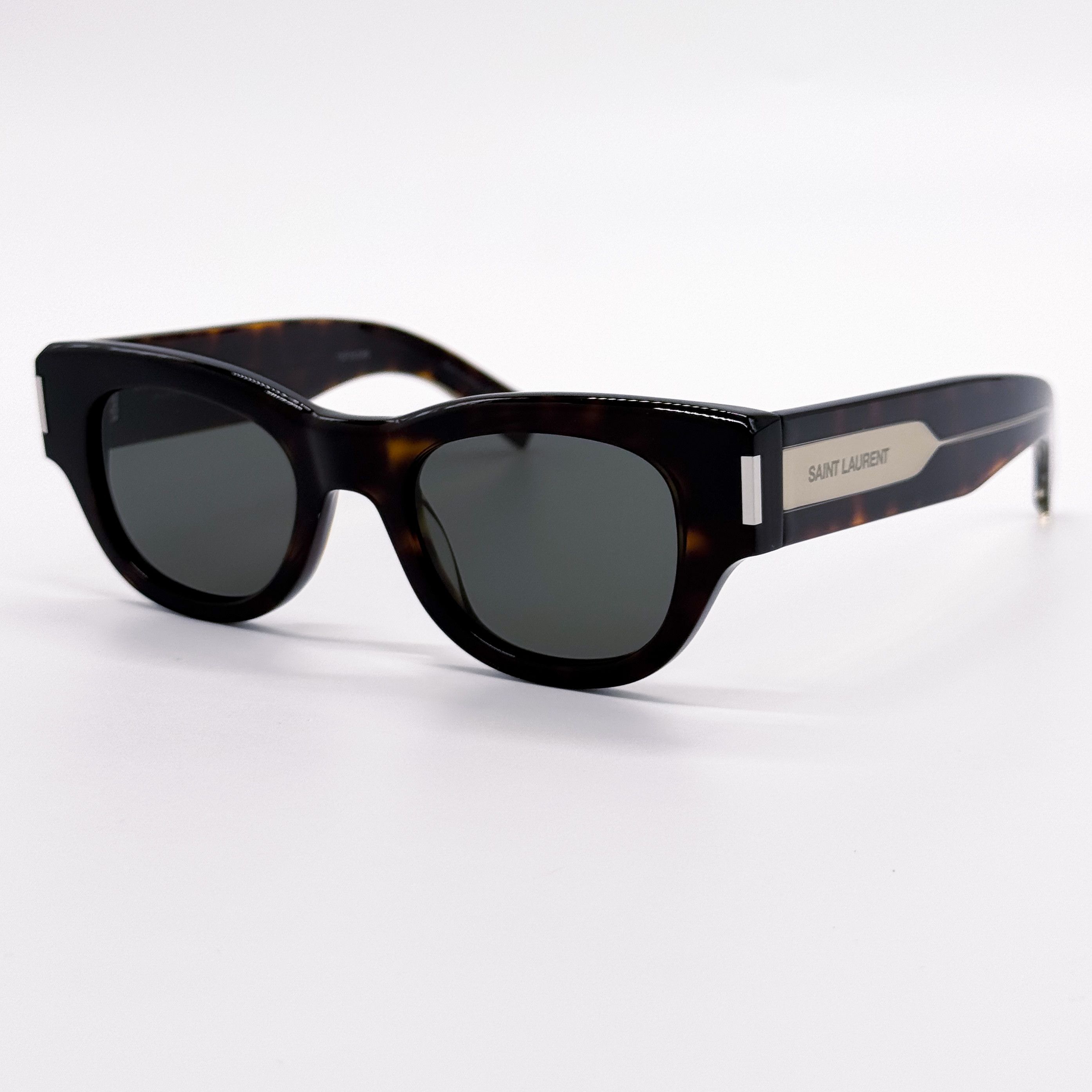 Yves Saint Laurent NEW SAINT LAURENT SL 573 002 DARK HAVANA WOMEN SUNGLASSES Size ONE SIZE - 2 Thumbnail