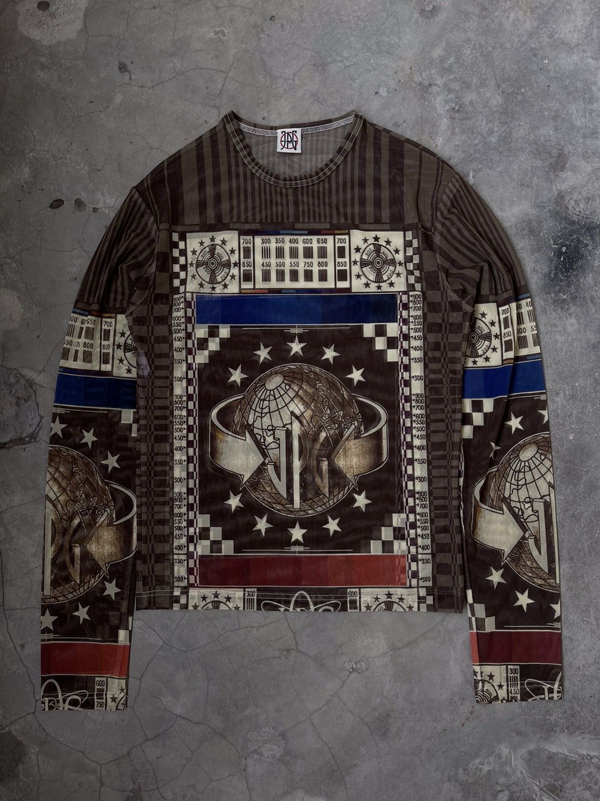Grailed × Jean Paul Gaultier Most Iconic 1994 Runway Jean Paul Gaultier Globe Mesh Top Size US S / EU 44-46 / 1 - 3 Thumbnail
