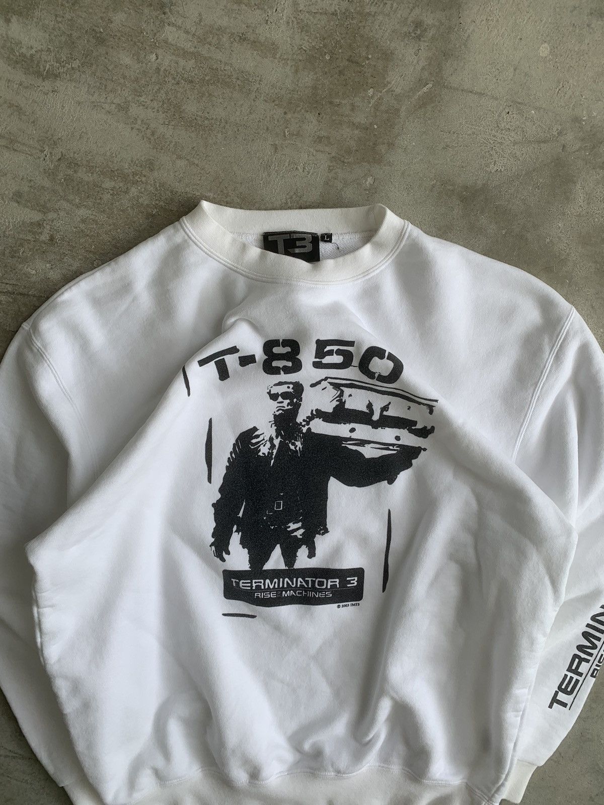 Vintage Rare Vintage Terminator 3 With Backhit Sweatshirt Size US L / EU 52-54 / 3 - 2 Thumbnail