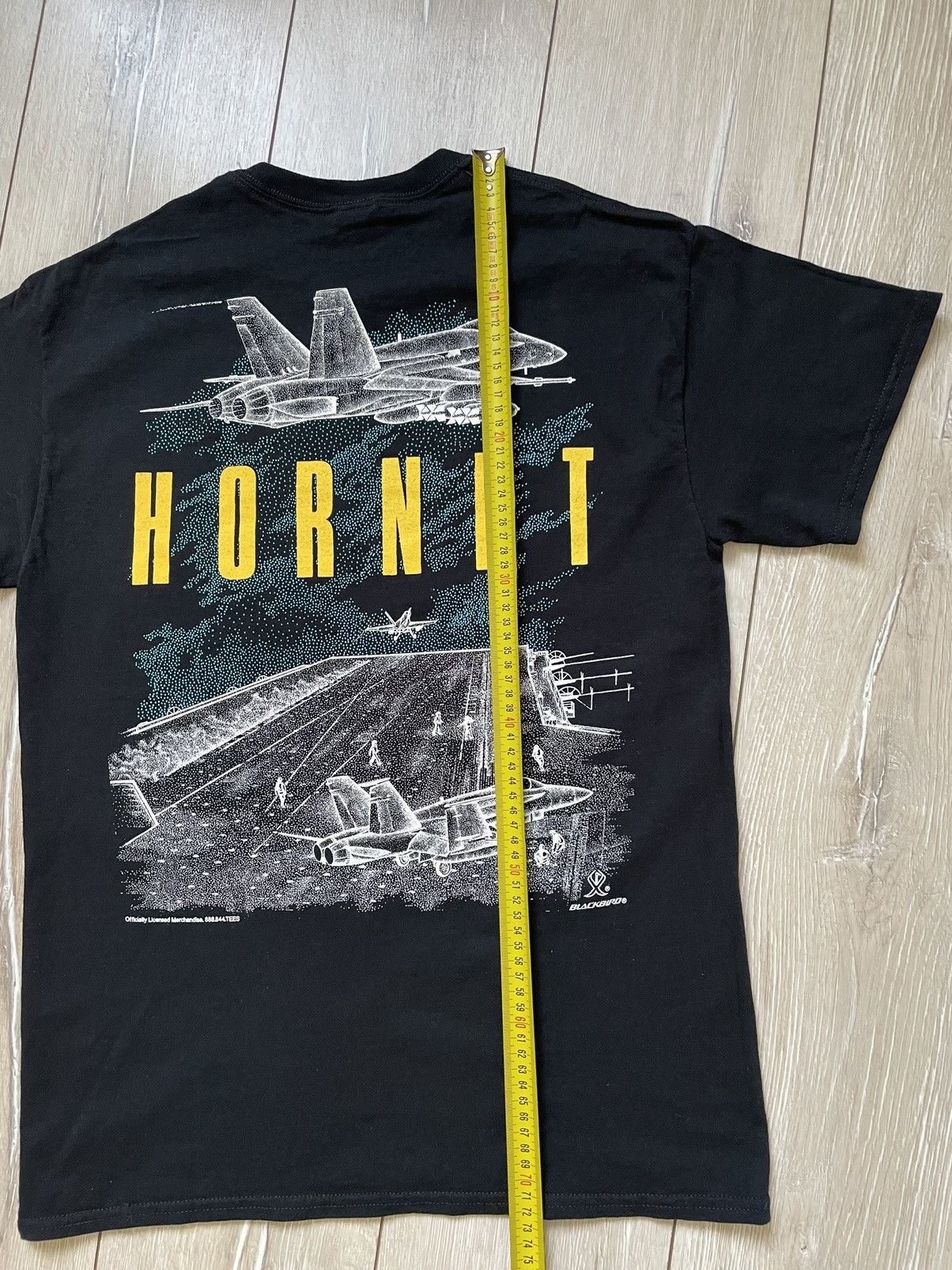 Blackbird × Vintage F/A-18 Hornet Blackbird Jet T-shirt Double Sided Aviation Size US M / EU 48-50 / 2 - 12 Thumbnail