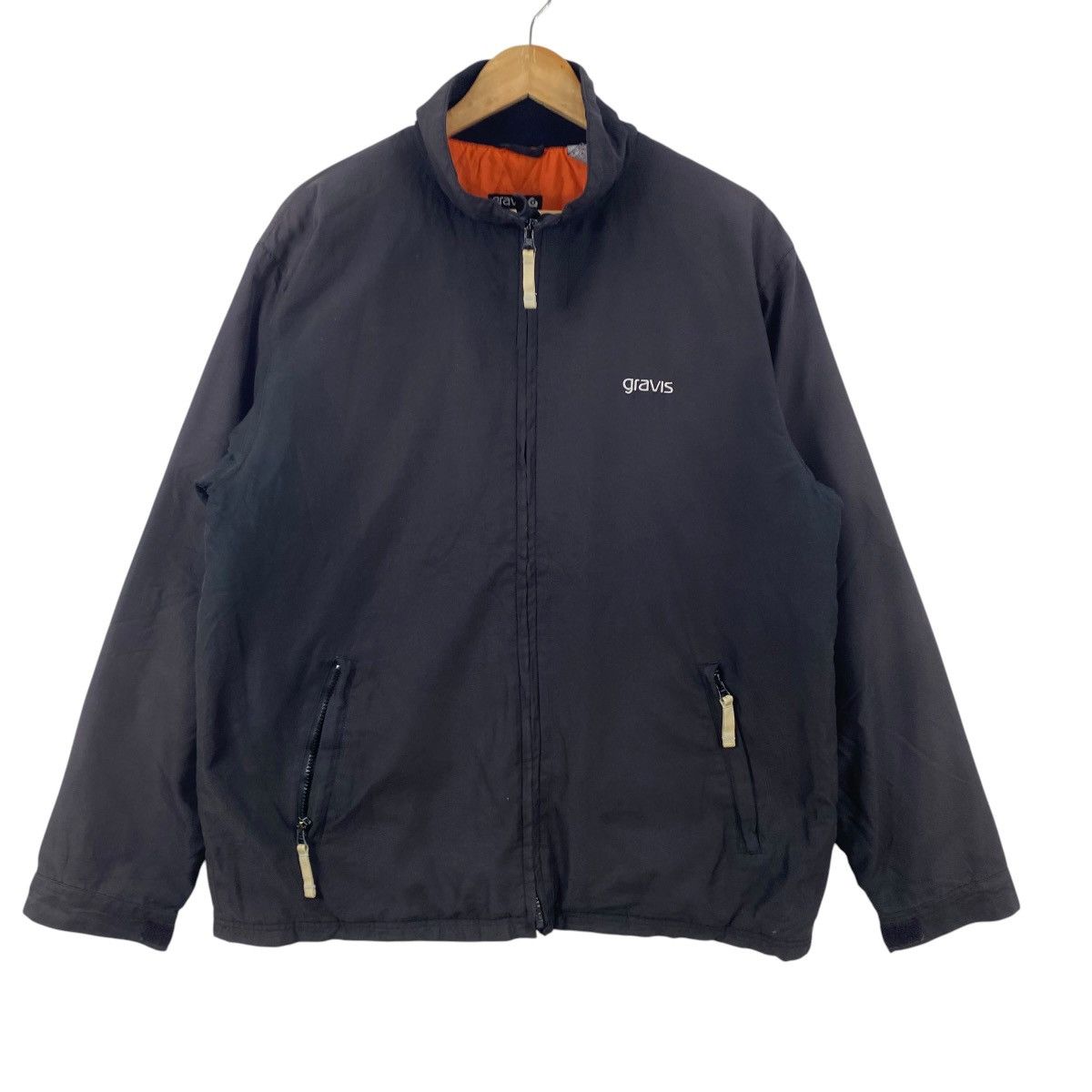 Gravis Vintage GRAVIS Full Zip Padded Jacket OrQuilted Lining Size US L / EU 52-54 / 3 - 5 Thumbnail