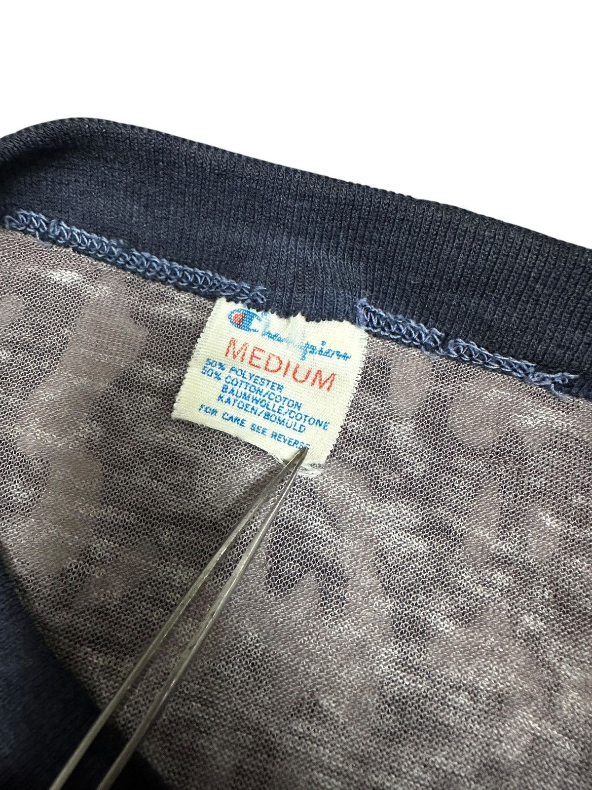Champion Vintage 70s Champion Michigan Distressed Tee Size US M / EU 48-50 / 2 - 6 Thumbnail
