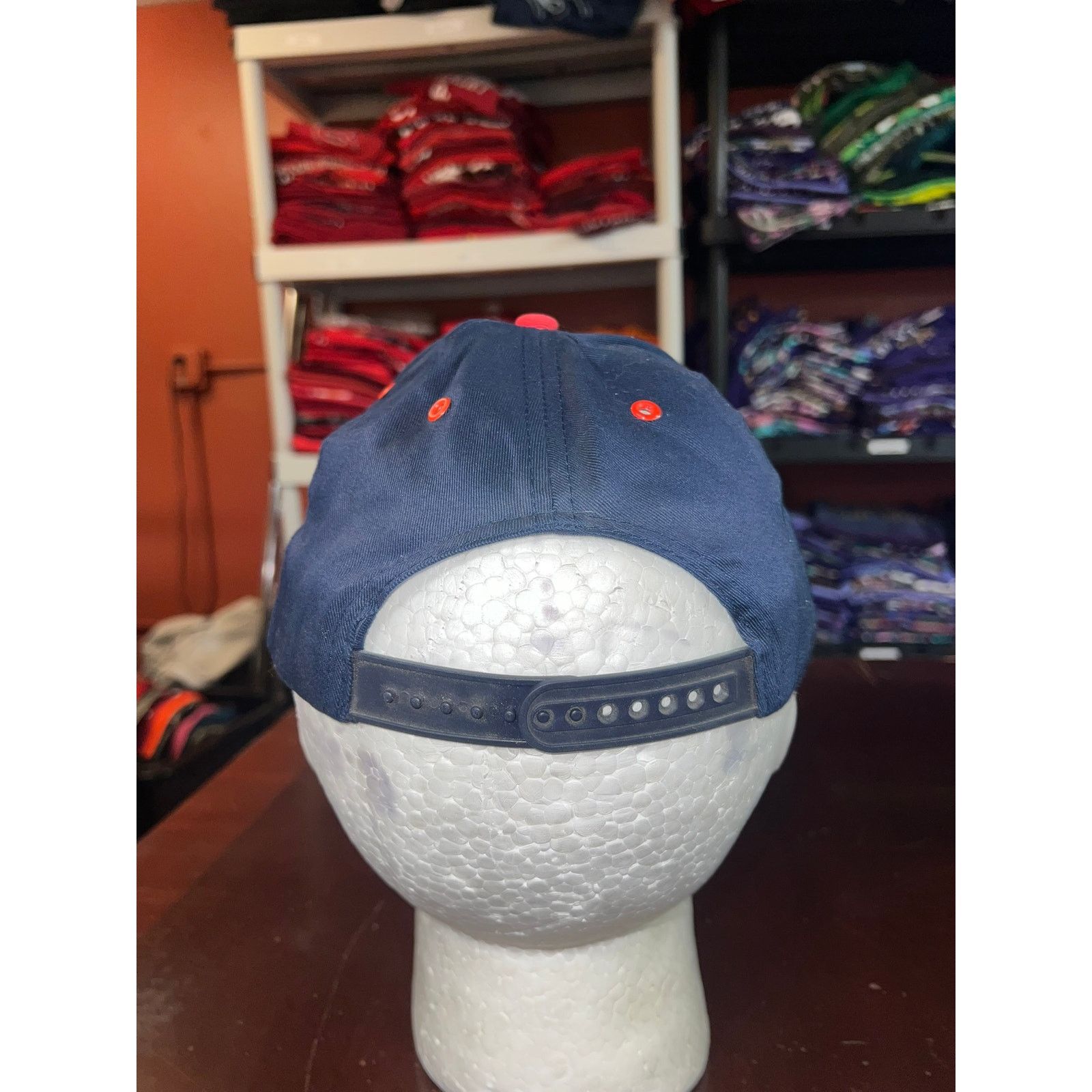 Budweiser Vintage Budweiser Snapback Blue Red Logo Hat Cap Headwear Size ONE SIZE - 5 Thumbnail