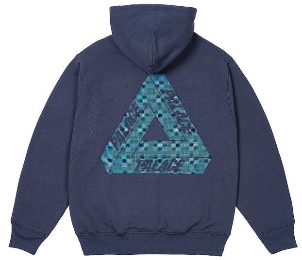 Palace Palace Bit Grippy Tri-Ferg Hood Navy - 24SS | Grailed