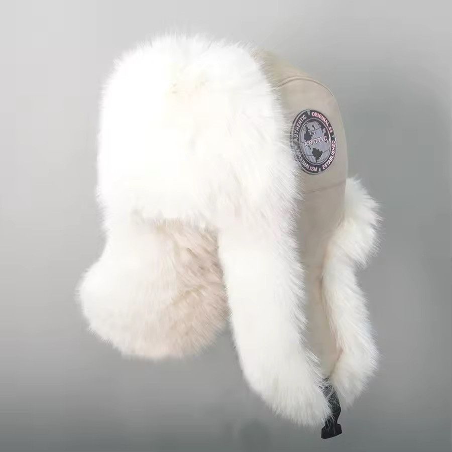 Japanese Brand Warm Faux Fox Fur Hat Size ONE SIZE - 1 Thumbnail
