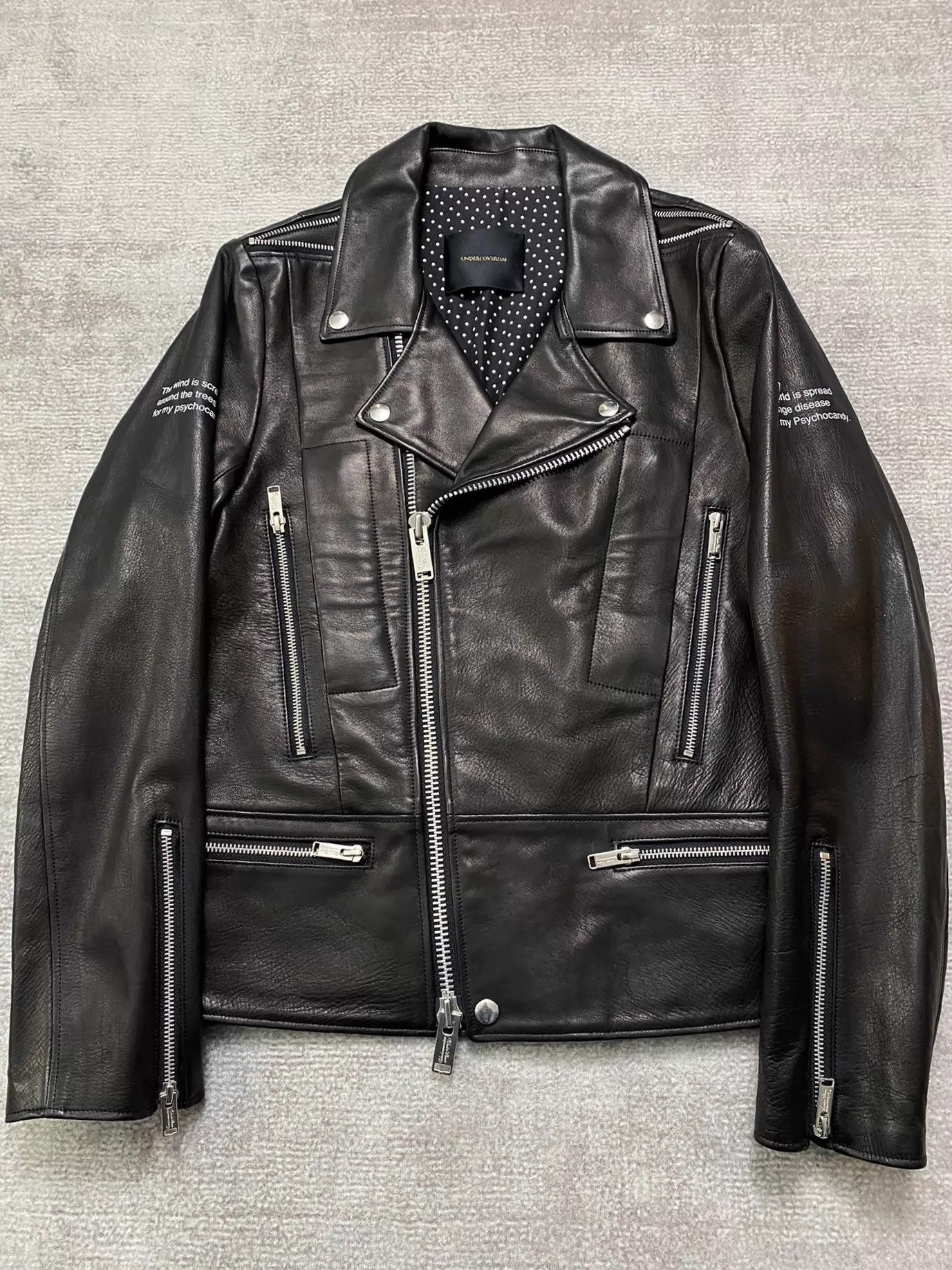 Undercover Undercover 13AW Anatomicouture Bone Leather Jacket Size