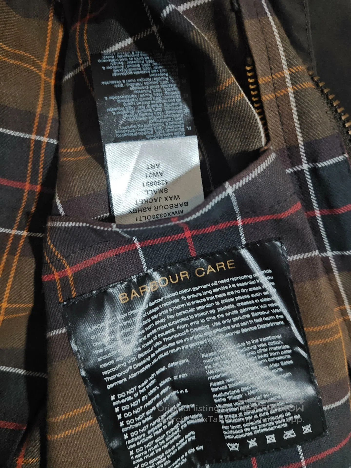 Barbour Barbour Ashby Waxed Jacket. Size US S / EU 44-46 / 1 - 5 Thumbnail