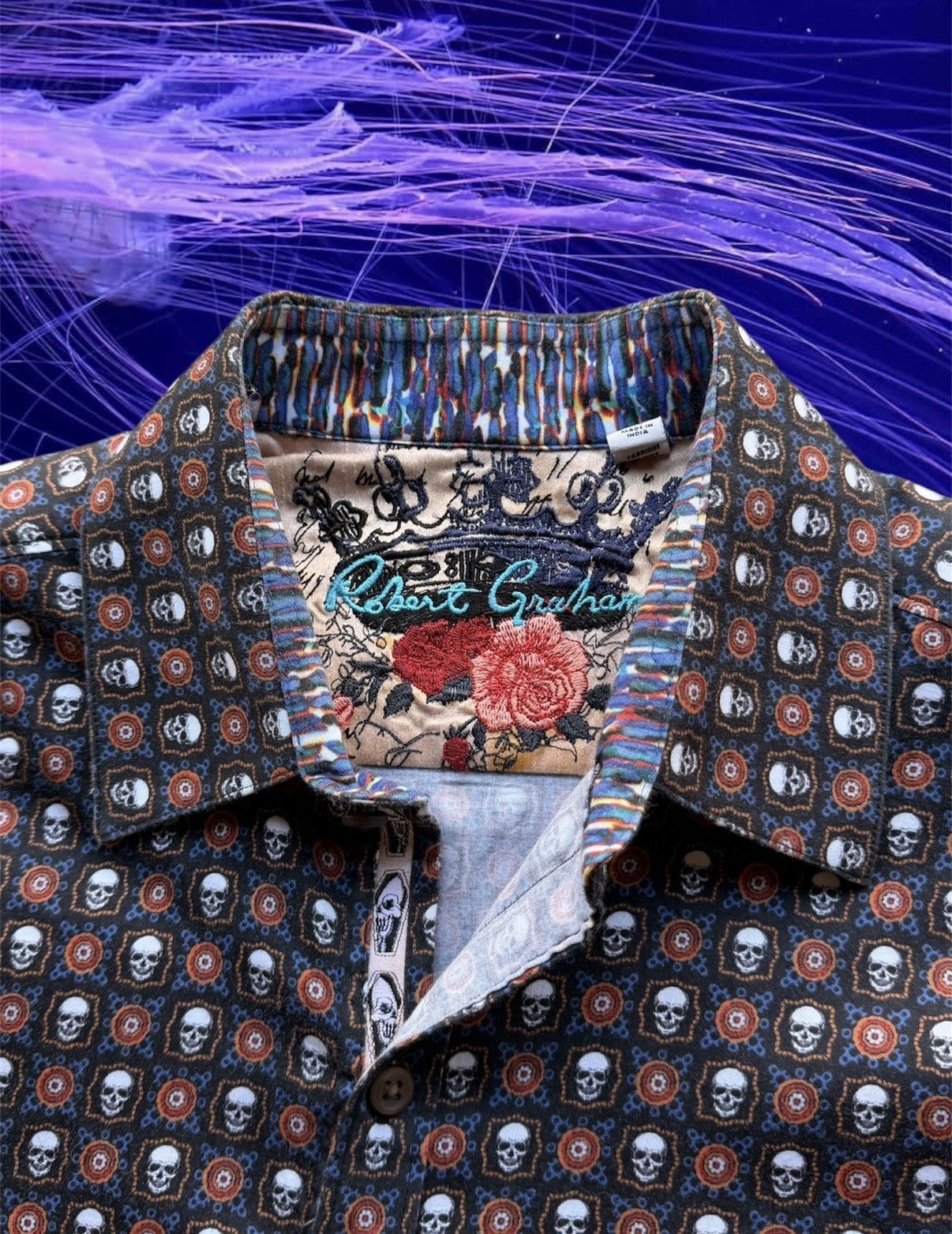 Robert Graham Robert Graham Skull UK dress button up Size US L / EU 52-54 / 3 - 2 Thumbnail