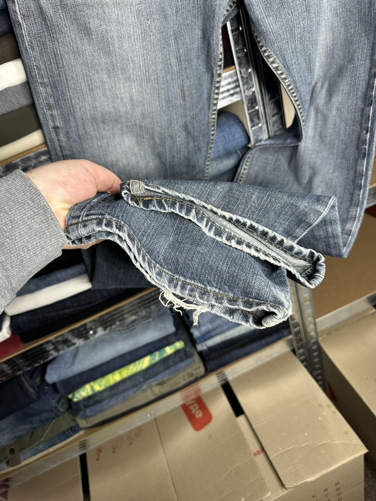 Levi's Levi's 506 Straight Jeans W36 L34 Denim Faded Pants Size US 36 / EU 52 - 9 Thumbnail