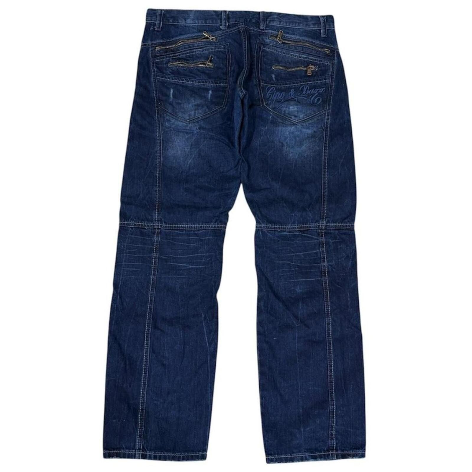 True Religion Cipo & Baxx designer crazy detailing denim jeans Size US 38 / EU 54 - 2 Thumbnail