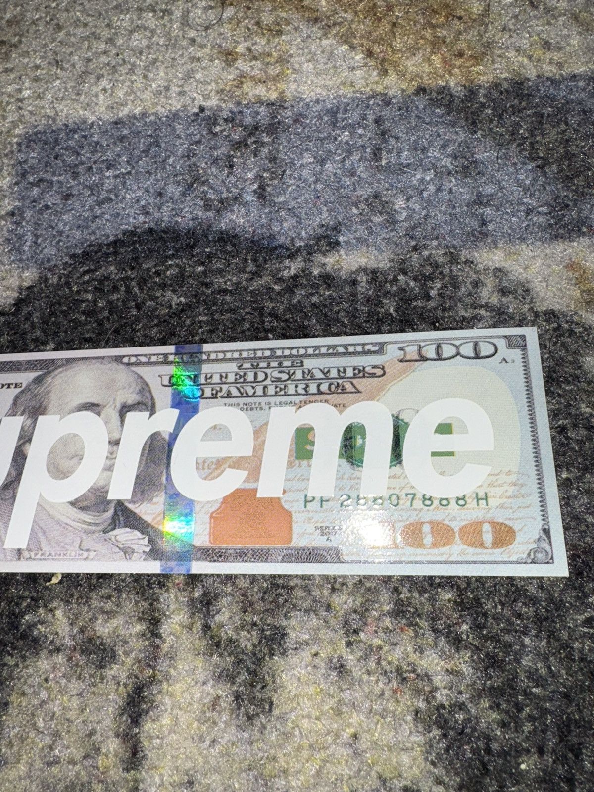 Supreme Supreme Money Box Logo Sticker FW25 Size ONE SIZE - 3 Thumbnail