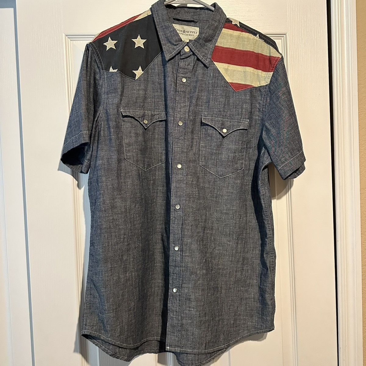 Denim & Supply Ralph Lauren Men’s Denim & Supply Ralph Lauren USA Flag Shirt Size Large Size US L / EU 52-54 / 3 - 2 Thumbnail