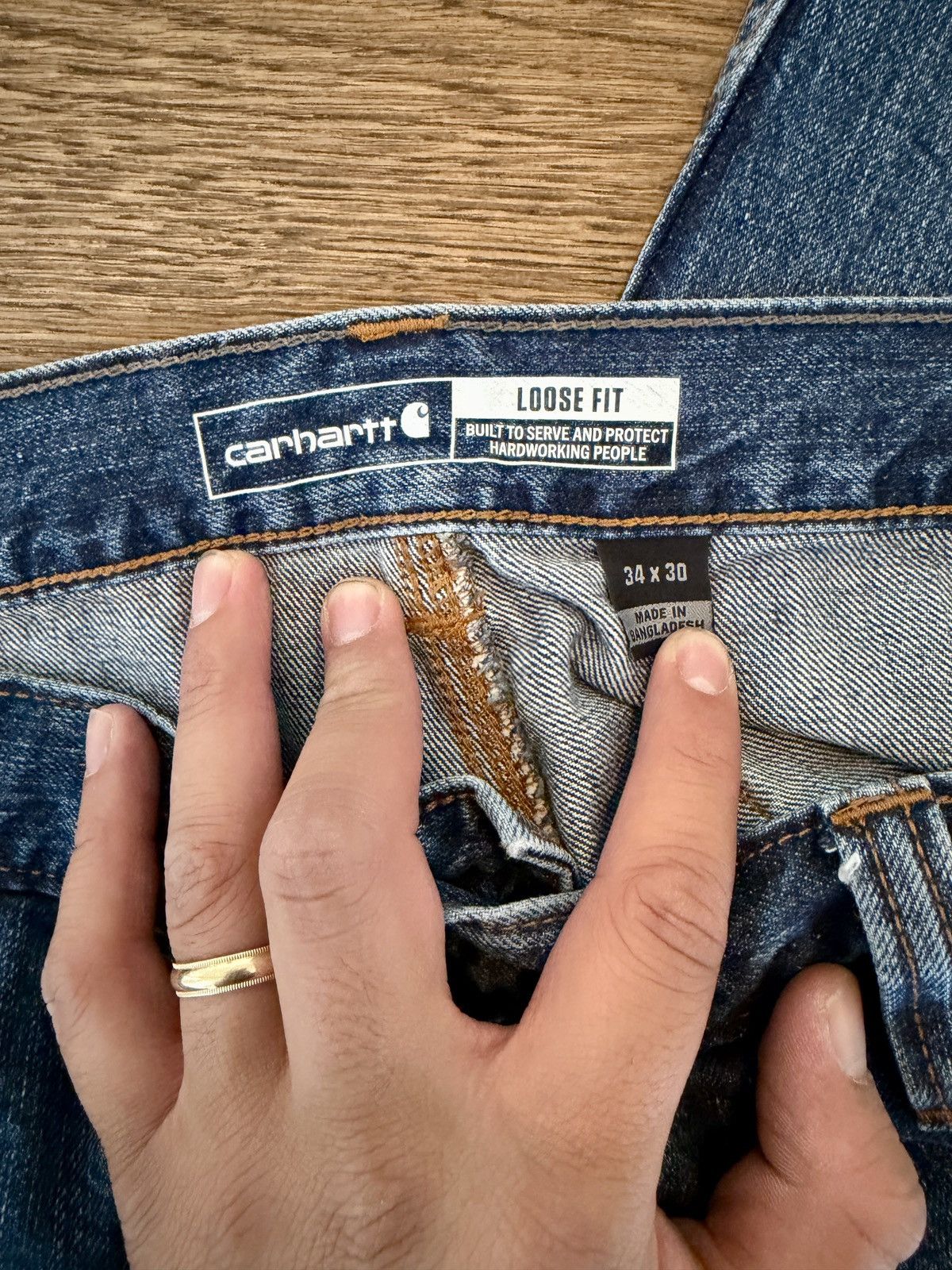 Carhartt Denim Carhartt Carpenter Pants. Size US 34 / EU 50 - 3 Thumbnail
